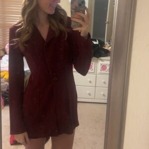 Selling this maroon blazer